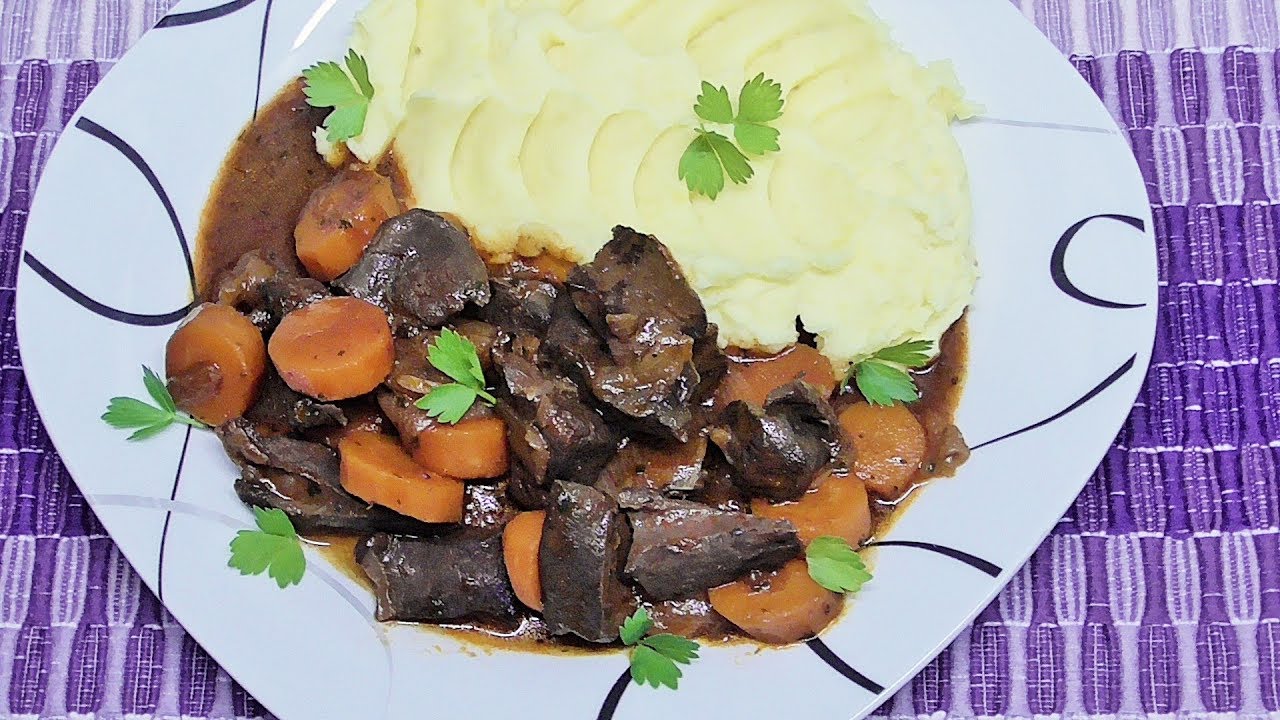 Gulasz z serca wolowego /Kasia ze slaska gotuje