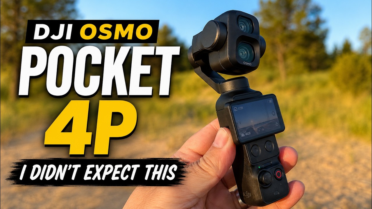 DJI Osmo Pocket 4P &mdash; большой скачок для маленьких портативных камер для кино и влогов