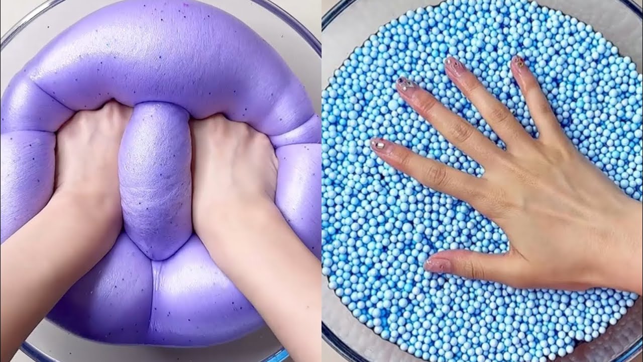 Most Relaxing and Satisfying Slime Videos #498 //Fast Version // Slimeing //