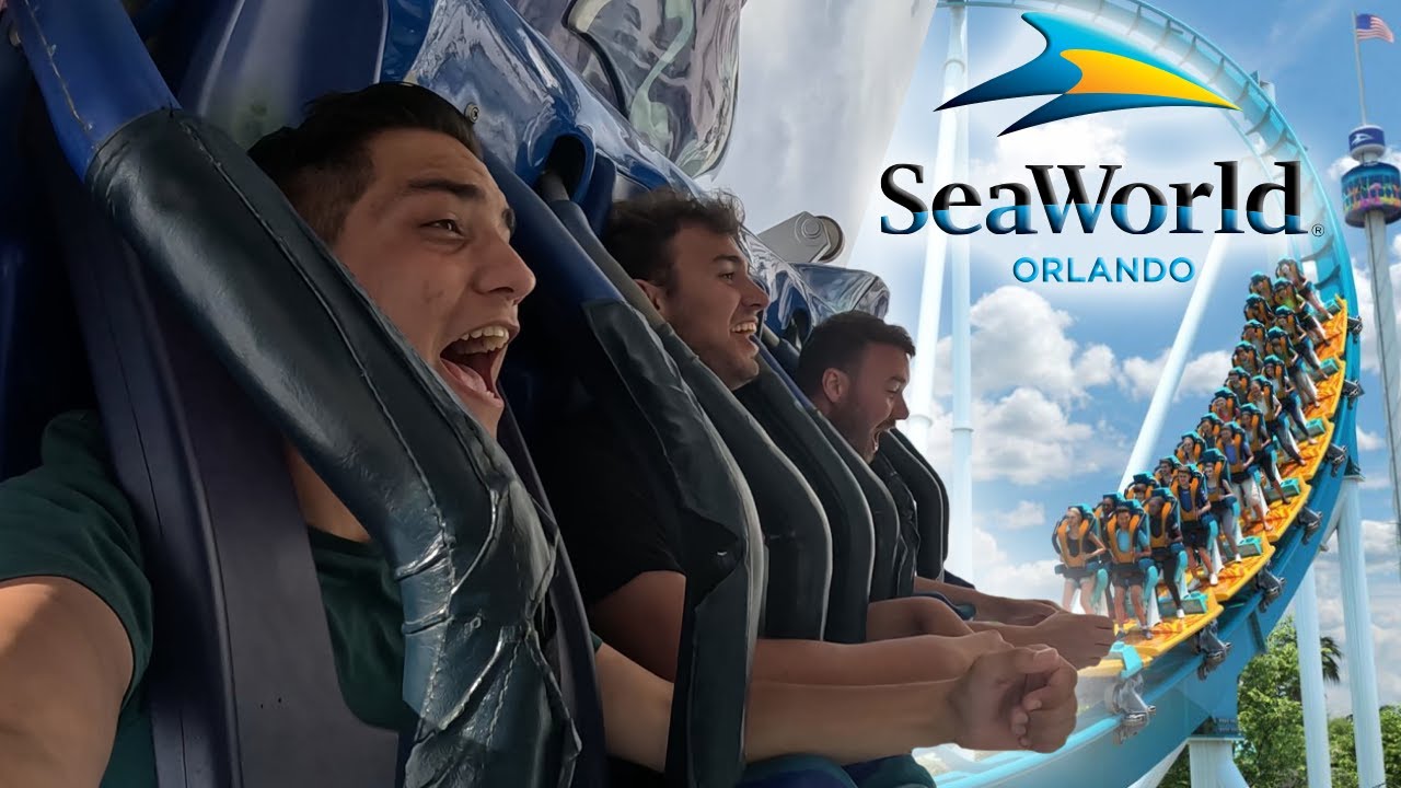 SEA WORLD ORLANDO VLOG - PIPELINE IS FANTASTISCH | LEIPE FLYING COASTER | DRAMATISCHE OPERATIONS!
