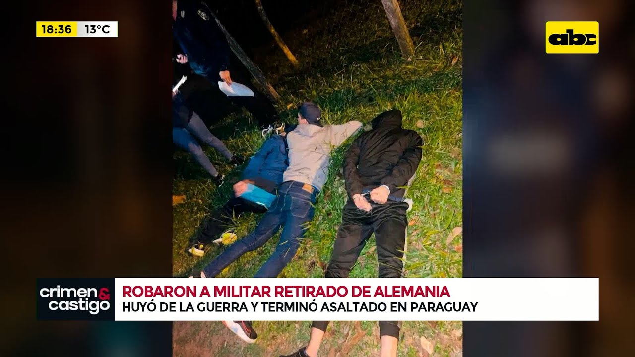 Militar retirado de Alemania huyó de la guerra, se mudó a Paraguay y terminó asaltado