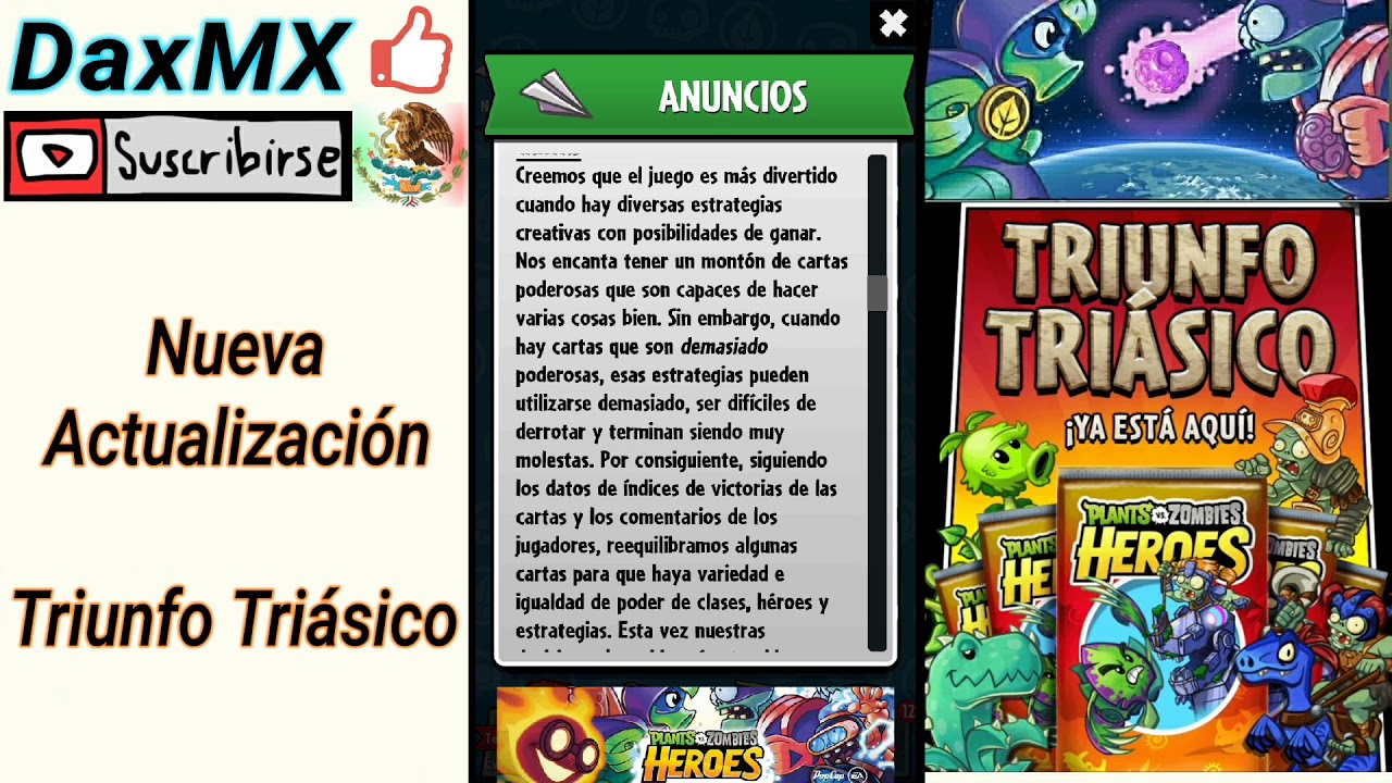 PvZ Heroes | Actualización Triásica, Apertura de Sobres y Análisis SET 4