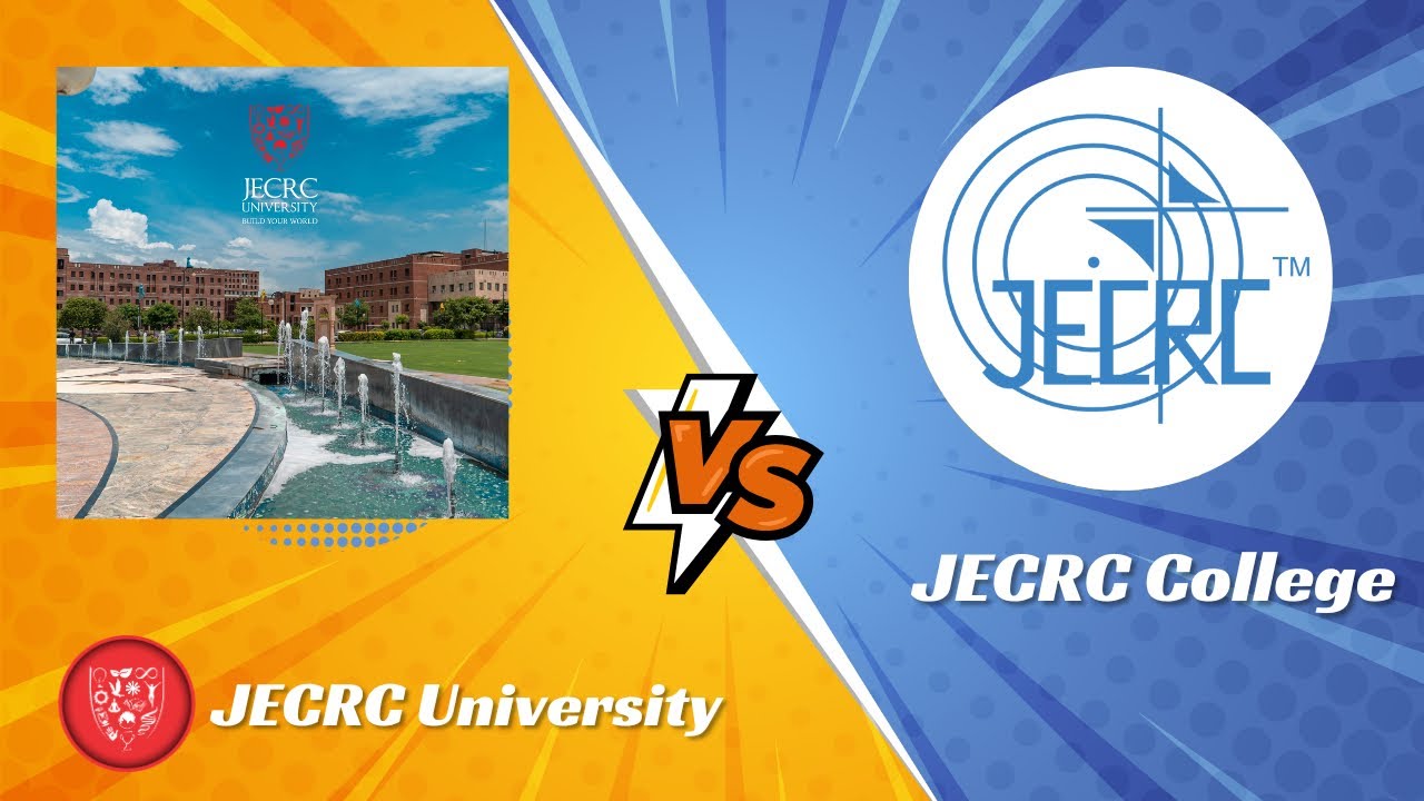 Difference between JECRC University & JECRC College | ShineMoon