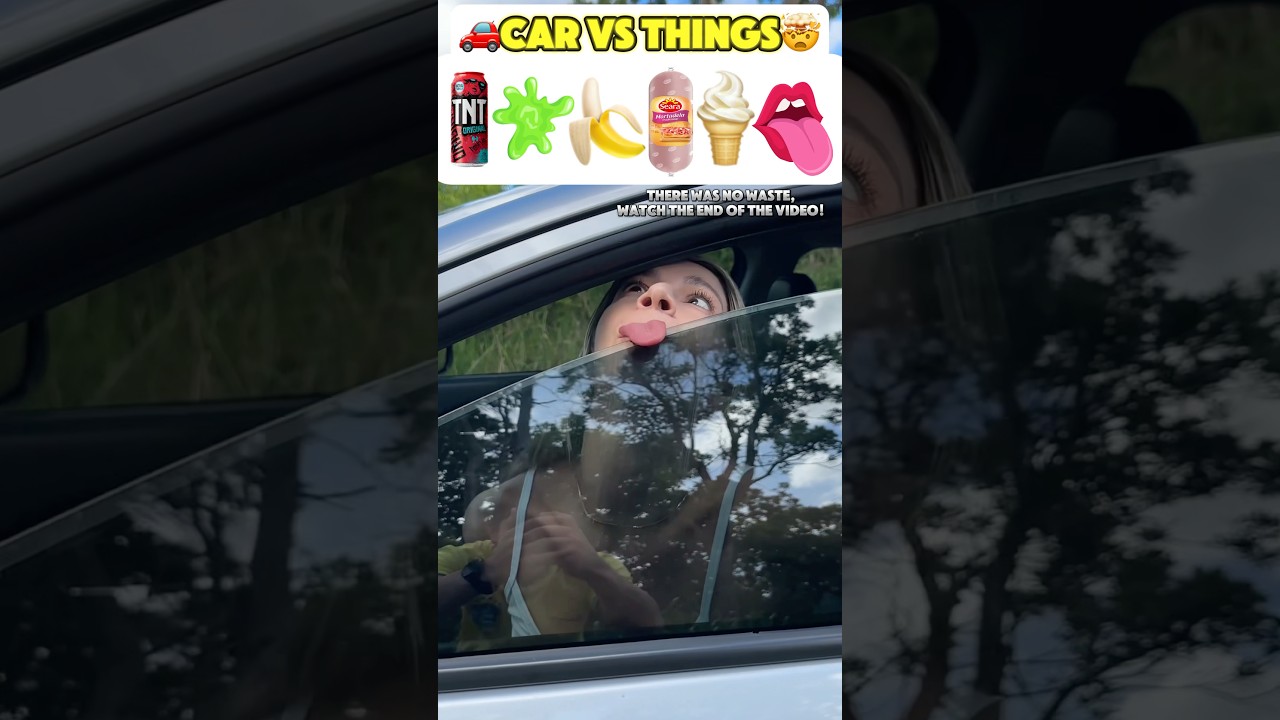 Qual objeto o vidro autom&aacute;tico vai cortar?!😱 #shorts #challenge