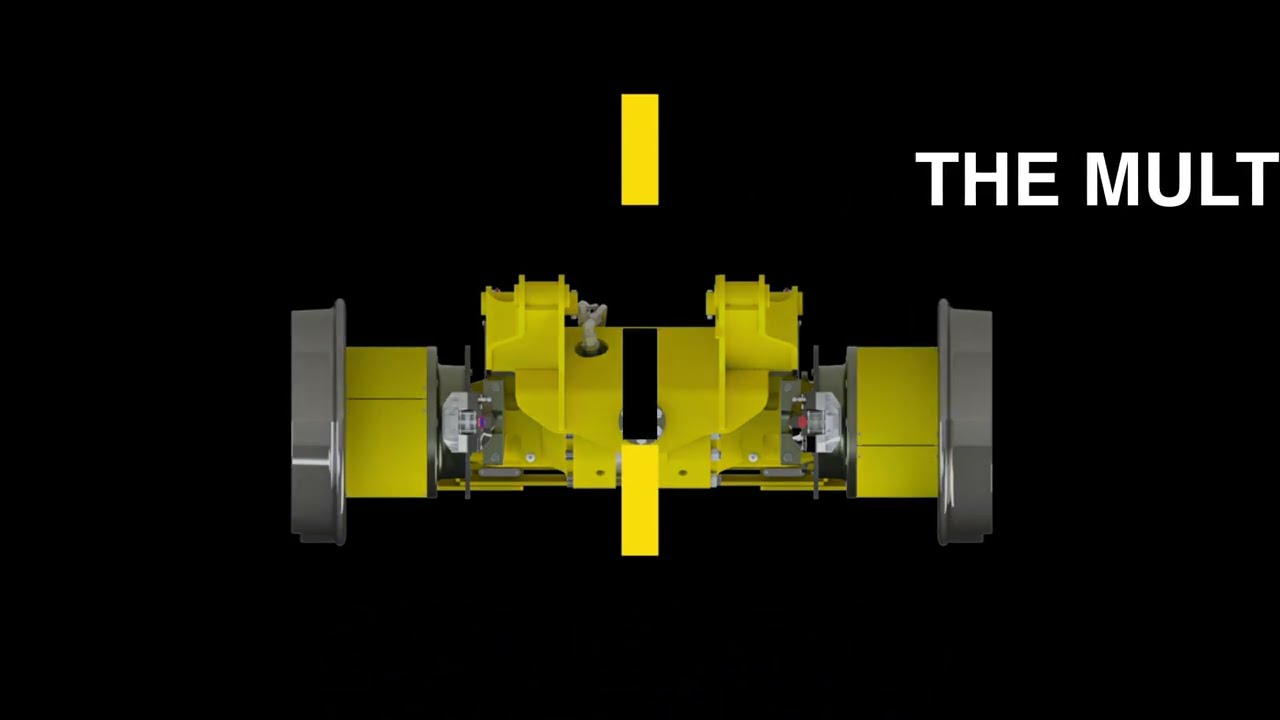 Multigauge axle