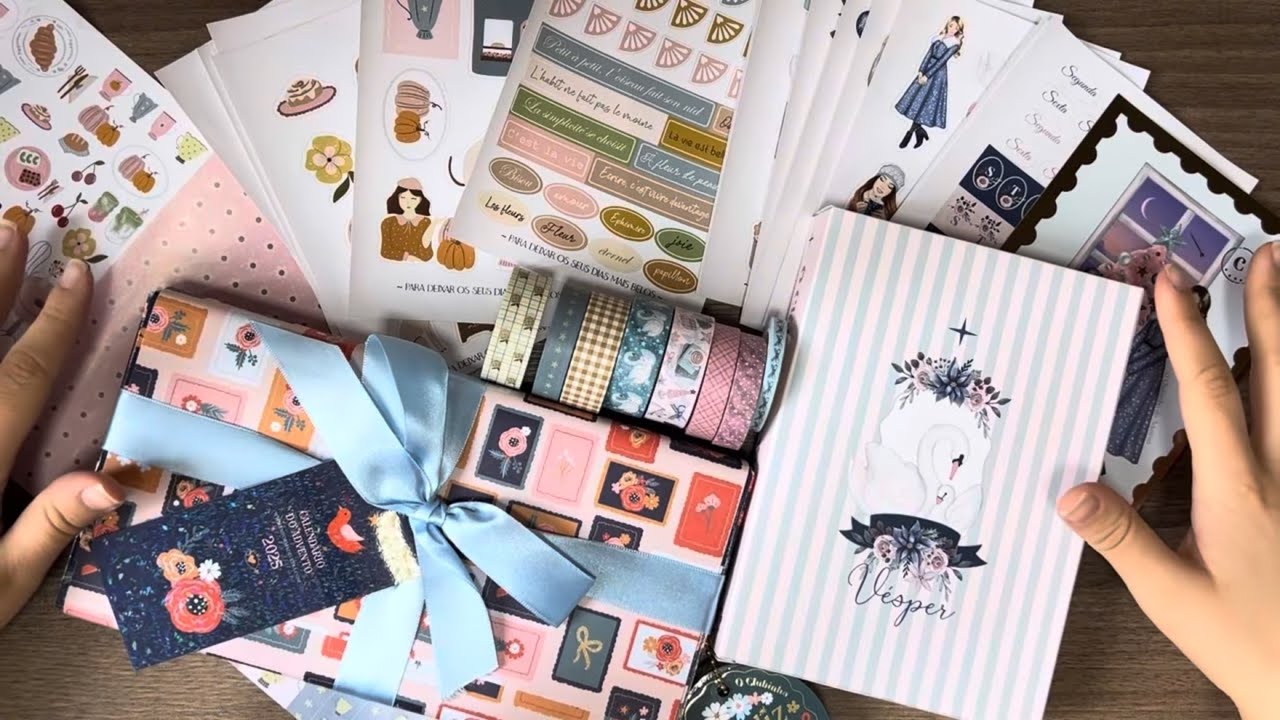 Unboxing O Clubinho do Adesivo + Kit de Natal Vésper 