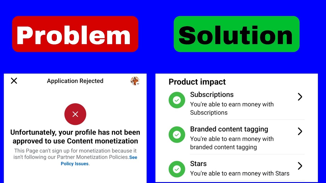 Unfortunately Your Profile Has Not Been Appointed To Use Content Monetization Error Solution 