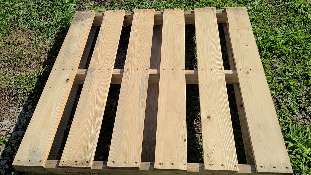 Beekeeping on the cheap. Hard wood pallets