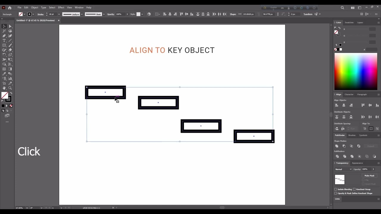 Align to Key Object in Adobe Illustrator &mdash; Make Perfect Layouts!
