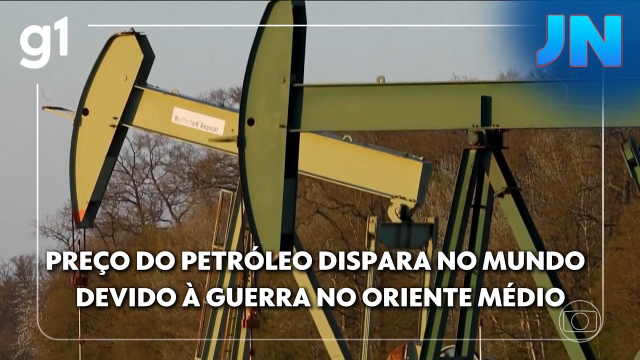 JN: Guerra no Oriente Médio gera crise energética global com alta no preço do petróleo no mundo todo