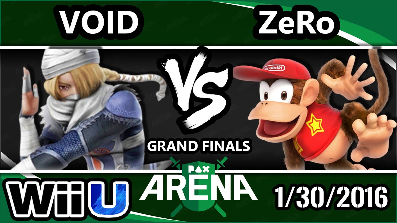 PAX South Arena - TSM | Zero (Diddy Kong) Vs. 2GG | Void (Sheik) SSB4 GF - Smash Wii U - Smash 4