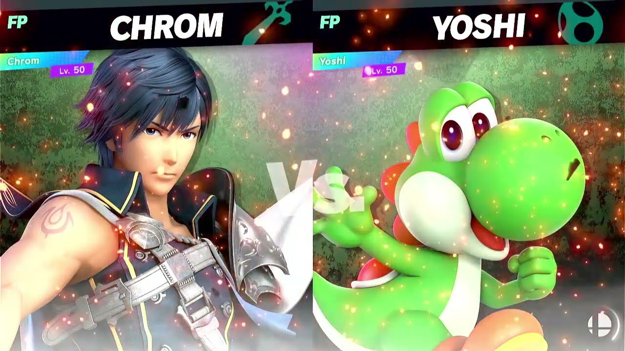 Super Smash Bros Ultimate Amiibo Fights Chrom vs the World #5 vs Yoshi