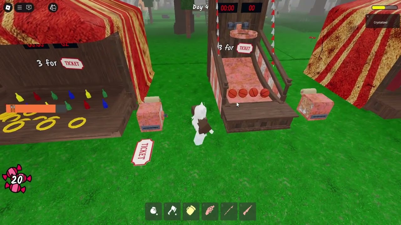 99 Nights in the Forest Getting candy!