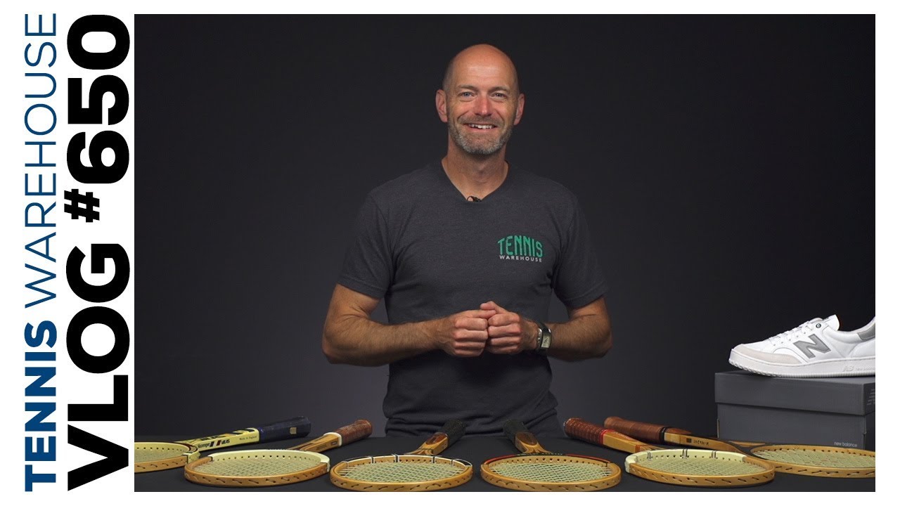 Vintage Vibes: Wood is Good! Classic tennis racquets & New Balance Shoes -- VLOG #650🌱