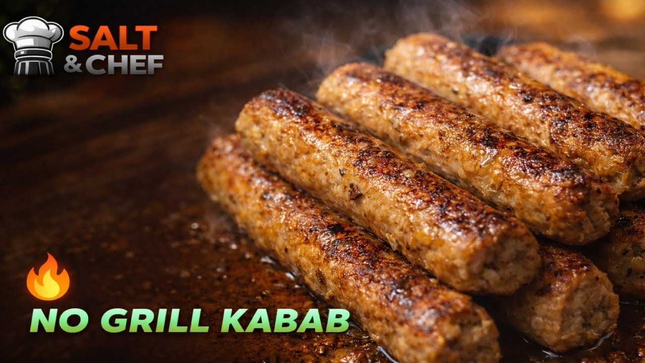 Chicken Seekh Kabab Without Grill 😋 | Soft & Juicy | Restaurant Style #ramazan