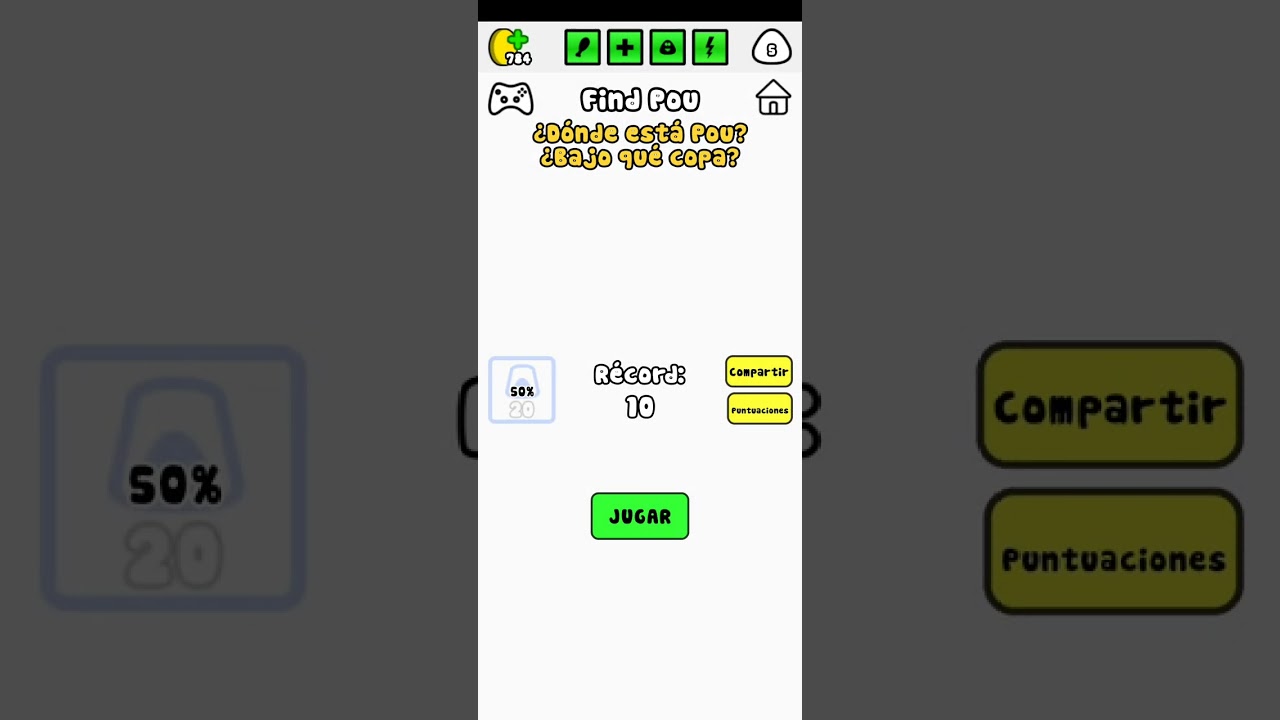Jugando Pou juego recomendado por @Edwin_4zul