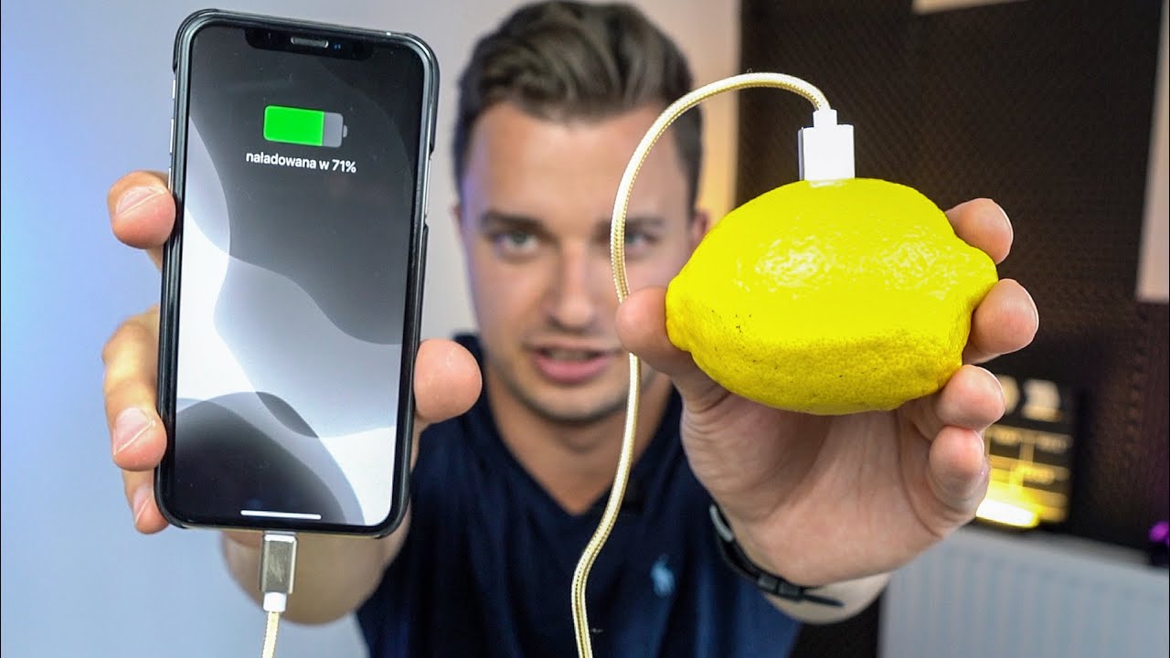 Ładujemy telefon za pomocą cytryn!