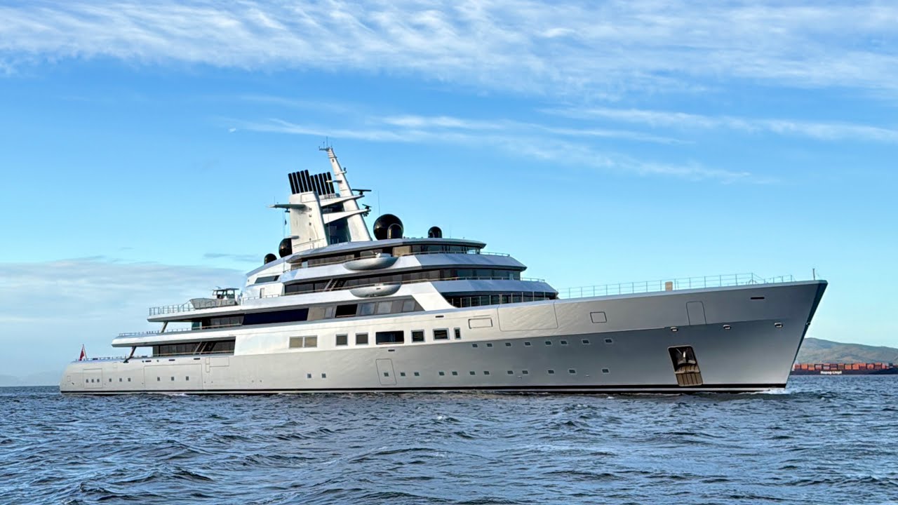 Google Co-Founder Sergey Brin’s 142M Superyacht Dragonfly Arriving in Gibraltar