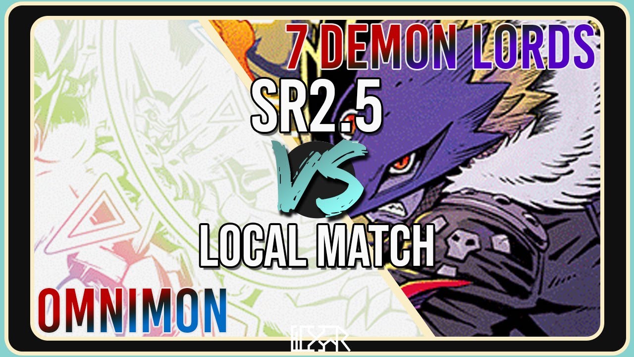 Omnimon vs 7 Demon Lords [Digimon TCG SR2.5 Local Match] Match Commentary