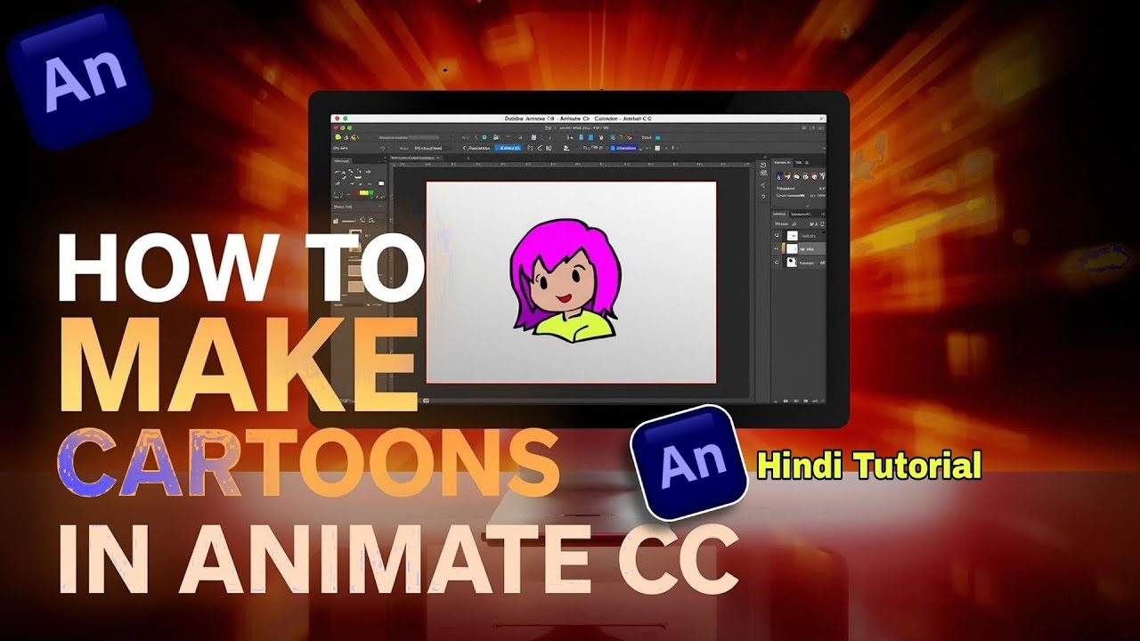 How To Make Cartoon Story In Adobe Animate CC | Cartoon Video Kaise Bnayen | Full Course 