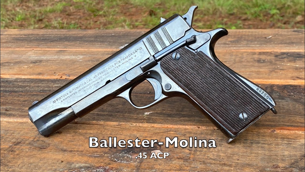 Shooting the Argentine HAFDASA Ballester-Molina .45 ACP pistol 🇦🇷
