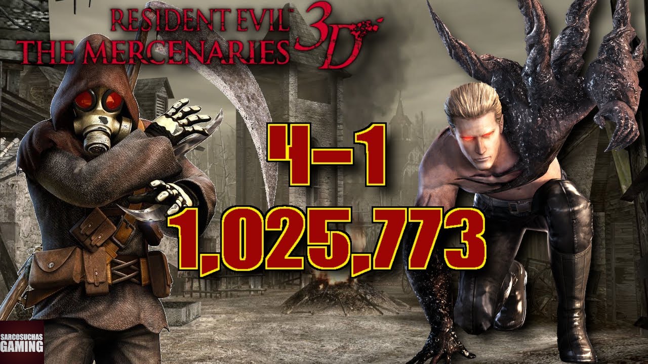 RE: The Mercenaries 3D - Duo - 4-1 - Wesker/HUNK (L7) - 1025k