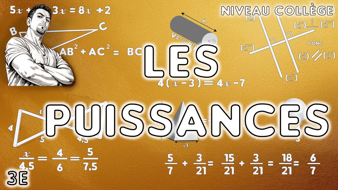 Cours de Maths : Les puissances