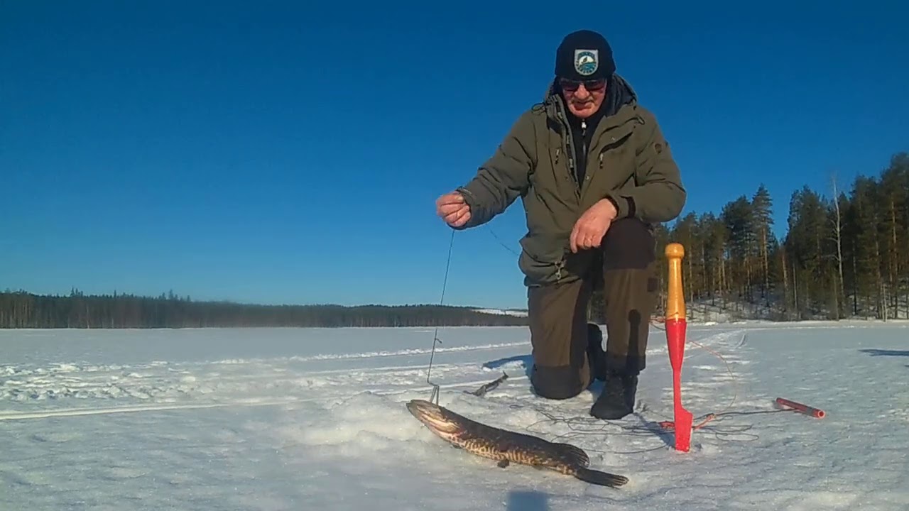 Iskukoukkukalastusta