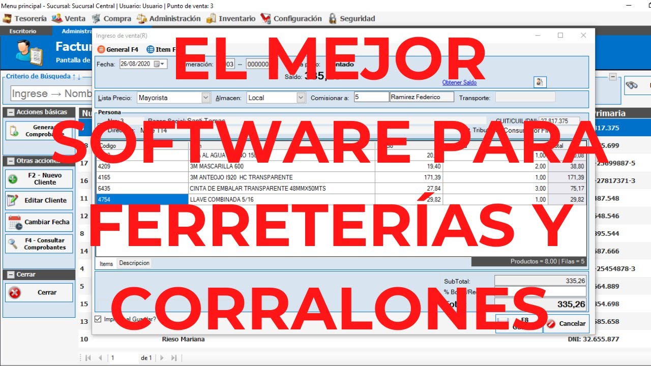 🥇- Software para Ferreterías 🔨 Sistema para Ferreterías + programa Stock 🧾Programa para Ferreterias