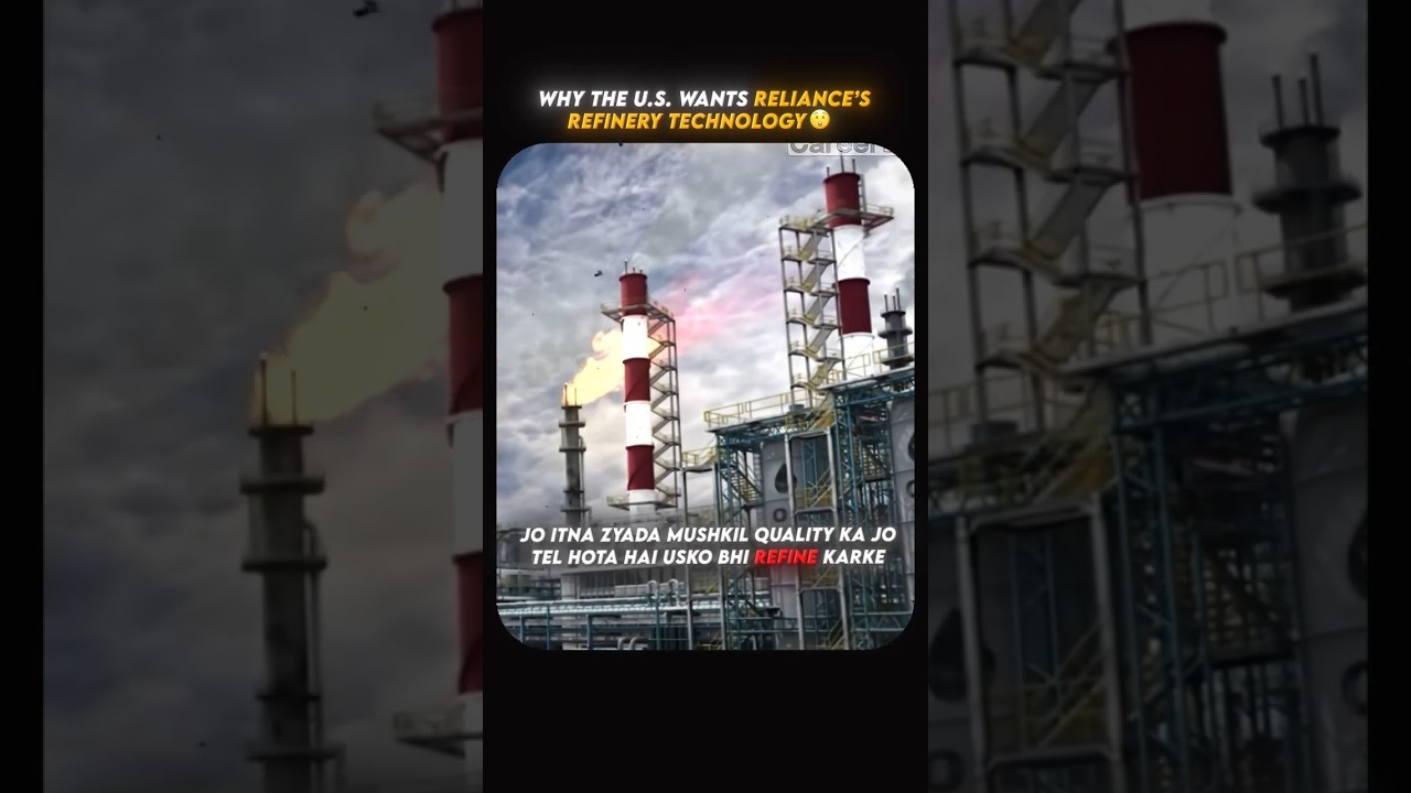 Why the US is eyeing Reliance&rsquo;s refinery technology 🇺🇸⛽#prashantdhawan #crude #oilcrisis #oildeal