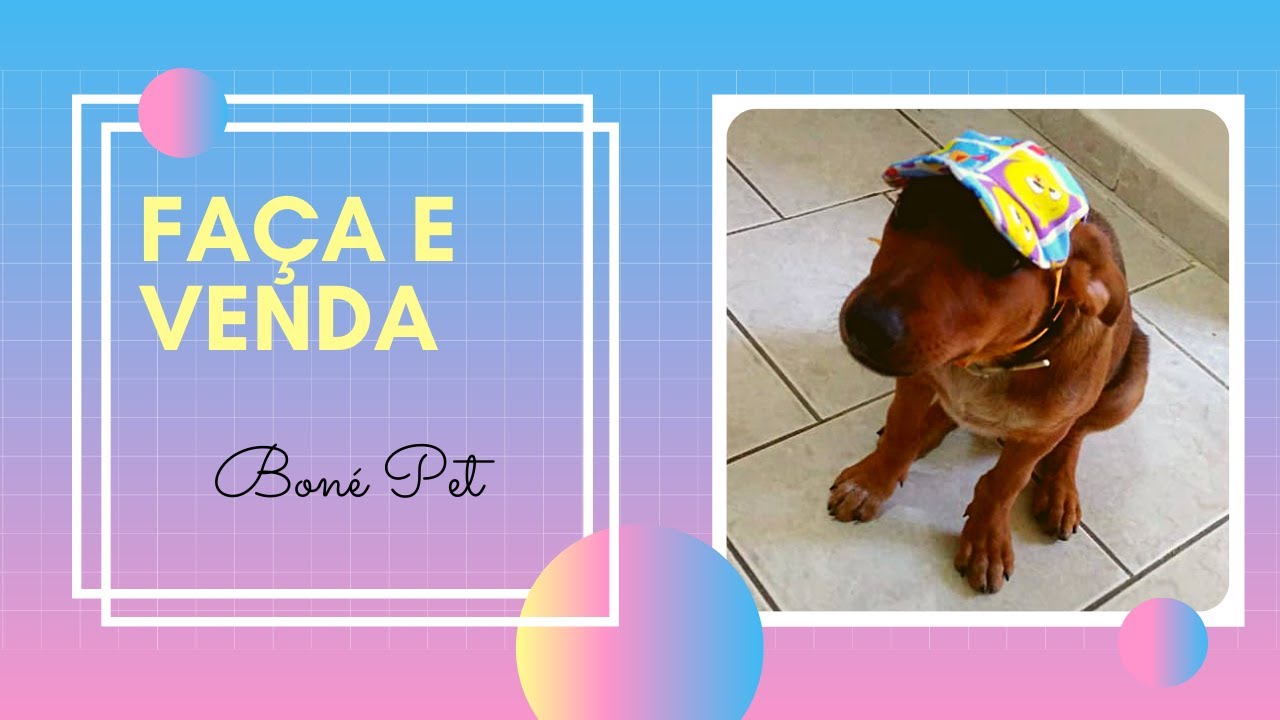 Faça e Venda - Boné Pet