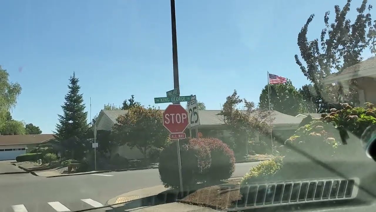 Driving  home tour of King city,  Tigard, Oregon 포틀랜드 타이가드 킹시티 지역 차량홈투어