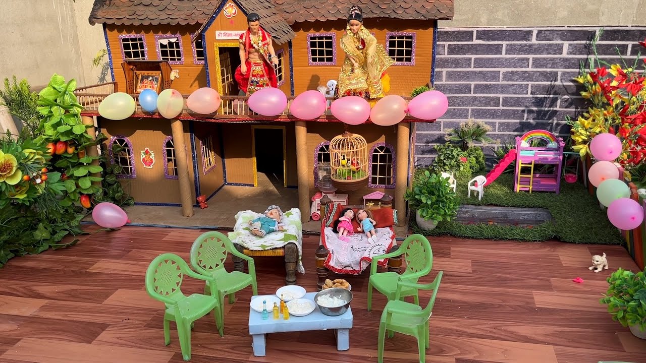 Riya kiya ki kahani part 72/ ghar aaye dulha dulhan/ barbie doll cartoon/ the task barbie
