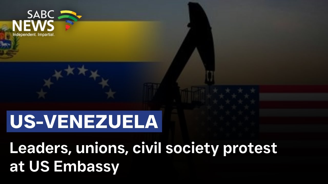 US-Venezuela | Leaders, unions, civil society protest at US Embassy