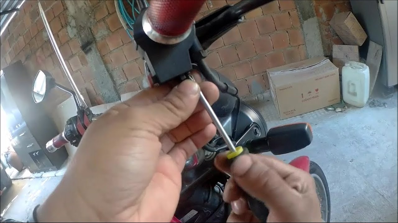 REPARO DO BOTÃO DE PARTIDA DA CG 150 TITAN