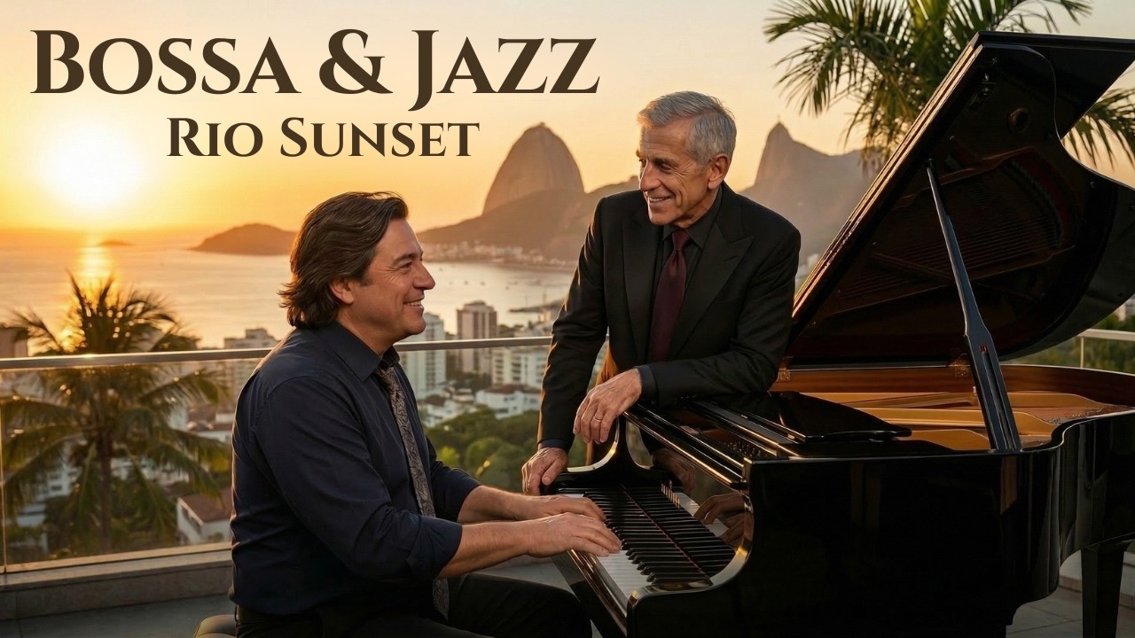 Rio Sunset Terrace 🌅 Smooth Bossa Nova & Jazz Piano Lounge | Solano & Rio Playlist
