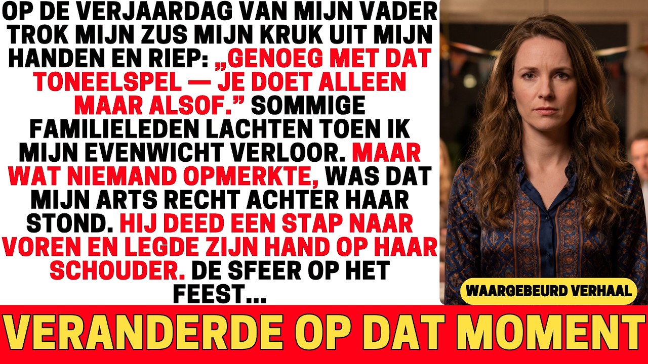 MIJN ZUS VERNEDERDE MIJ OP MIJN VADERS VERJAARDAG — MAAR ZE HAD GEEN IDEE WIE ER ACHTER HAAR STOND