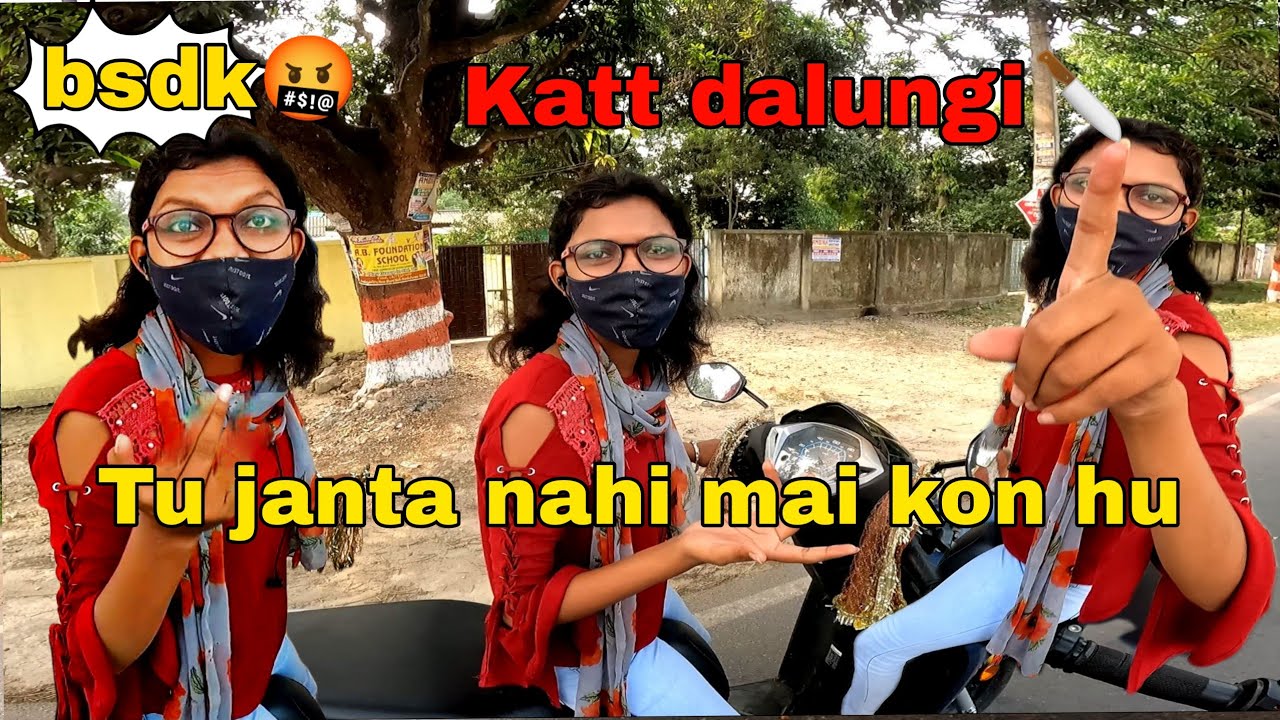 Extreme road rage with girl😱|| chapri girl😤 Highway pe hue larai🤬#help #humanity #girl #womensafety