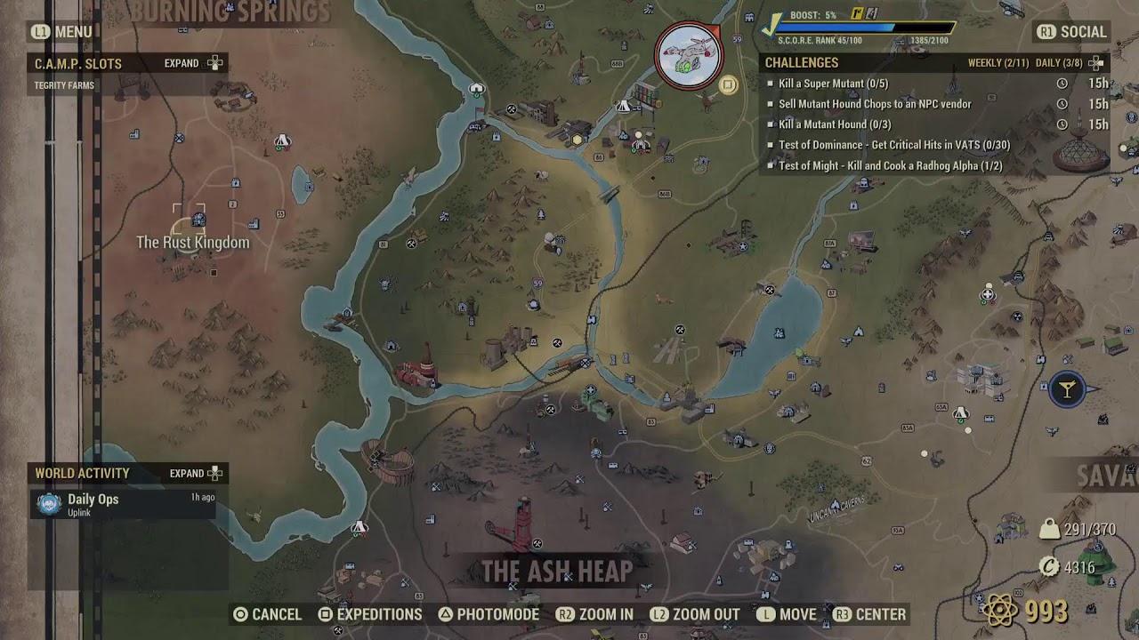 FALLOUT 76 PS5, Missions and wandering around