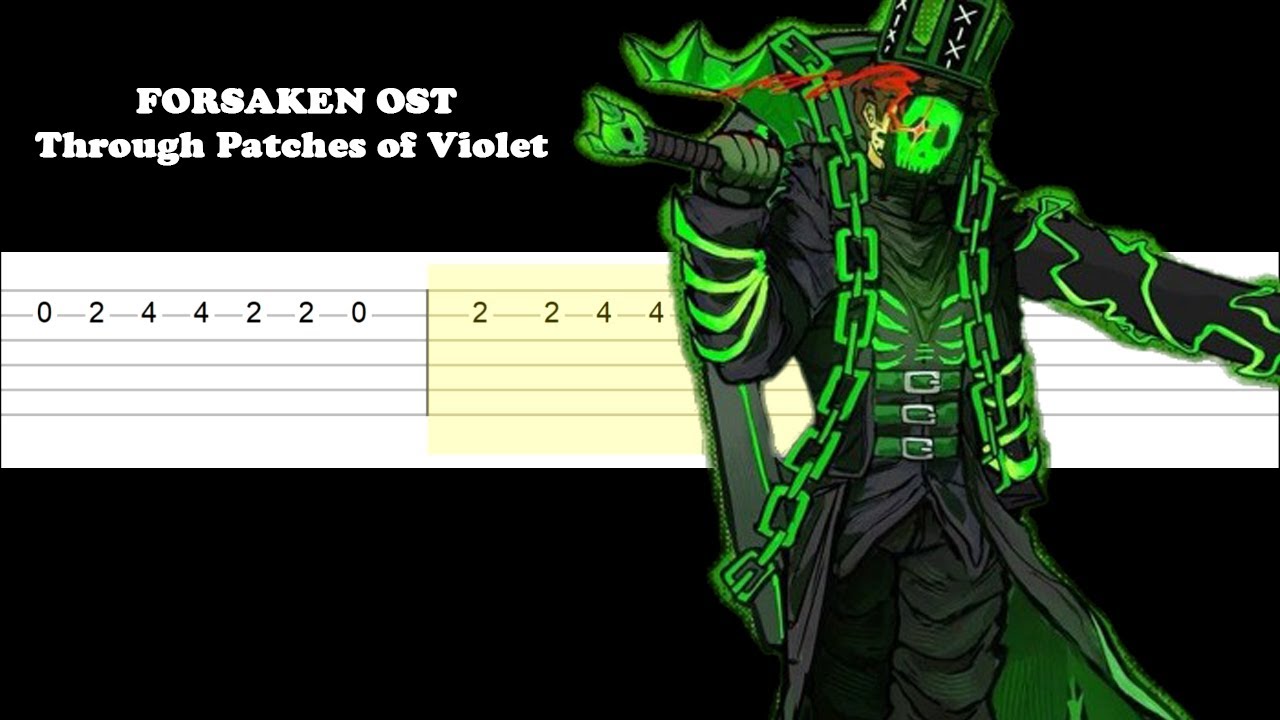 Through Patches of Violet (Hacklord 1x1x1x1 LMS) - FORSAKEN (Easy Guitar Tabs Tutorial)