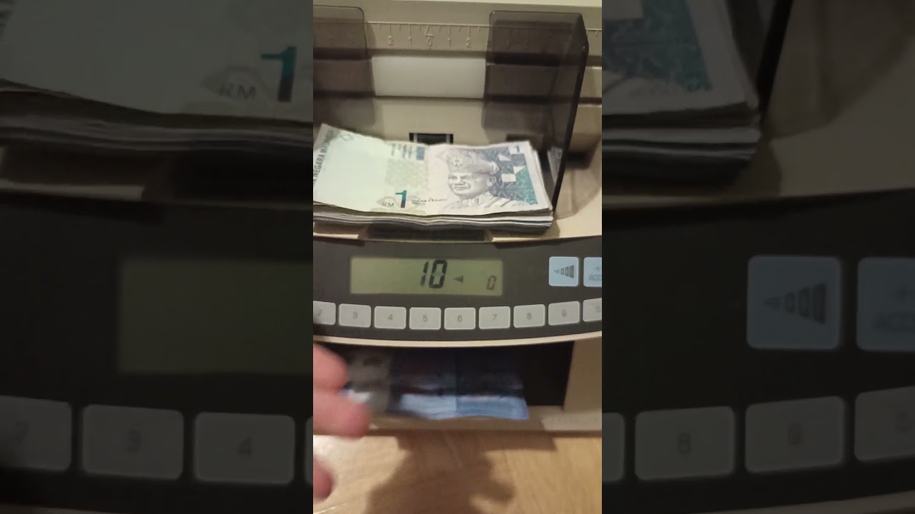 Counting Banknotes Malaysian Ringgit currency counting #banknotes #money