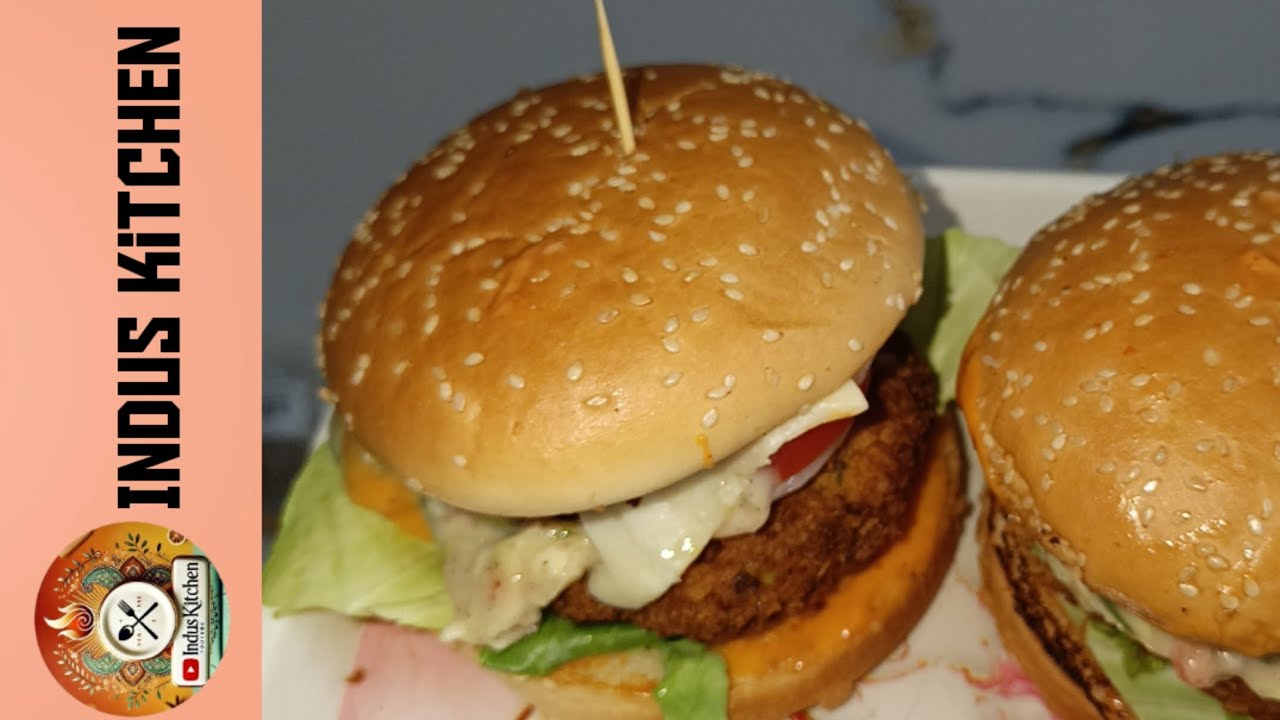 Chicken petty burger easy recipe by Indus kitchen