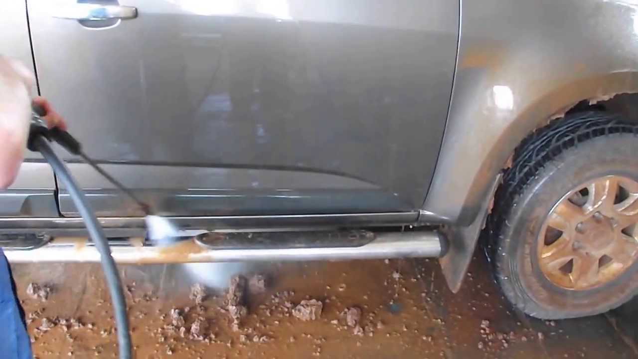 Lavação automotiva - Aqui o sistema é bruto.