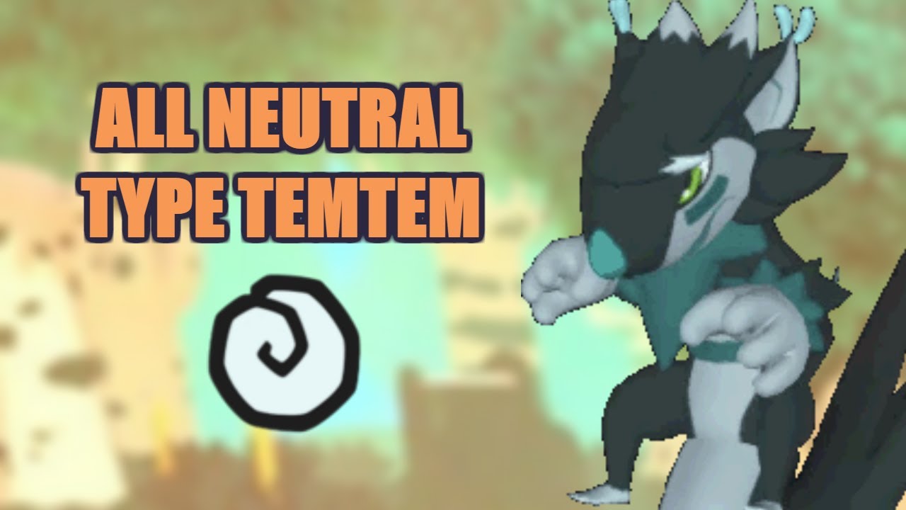 Every Neutral Type Temtem Explained