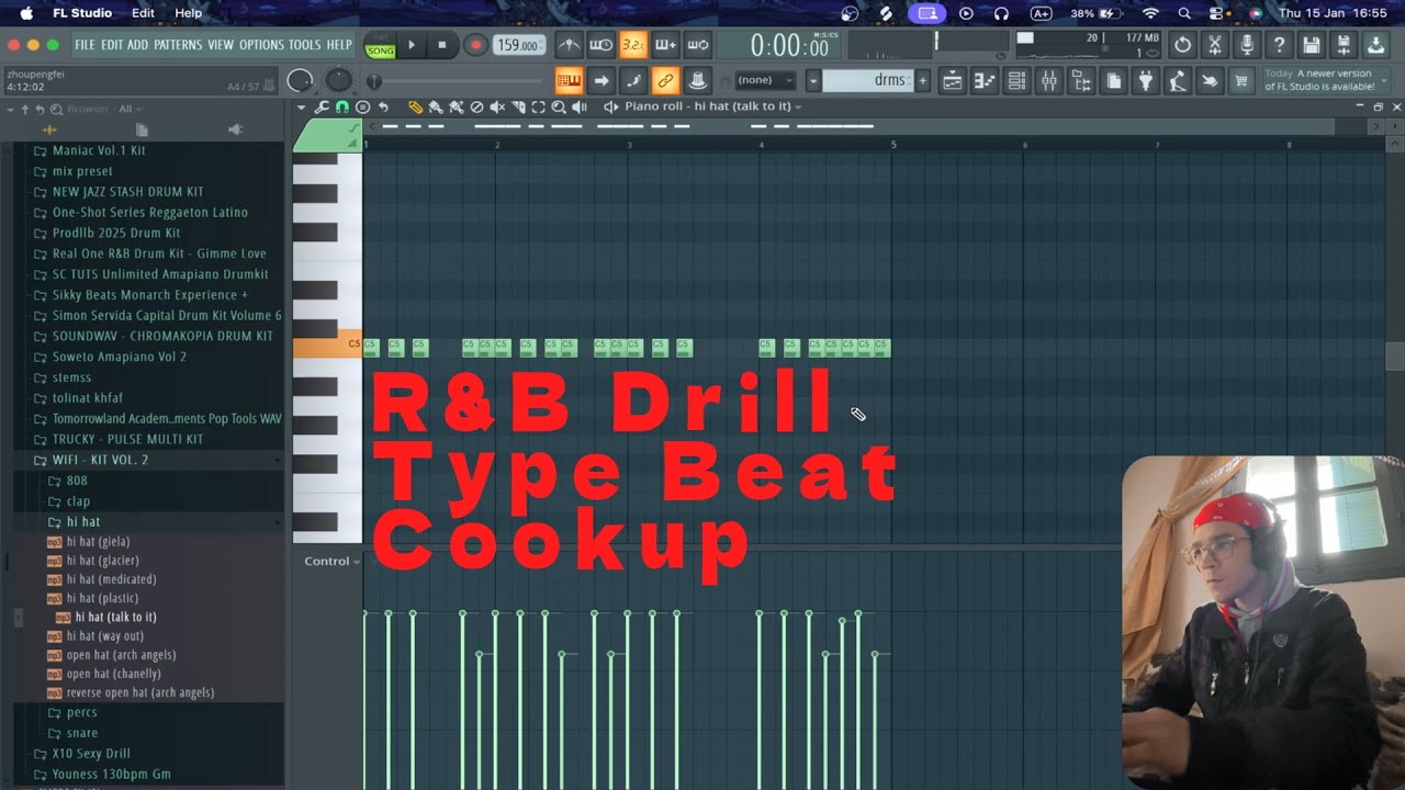 Making Beats To Get Better | R&B Drill Cookup