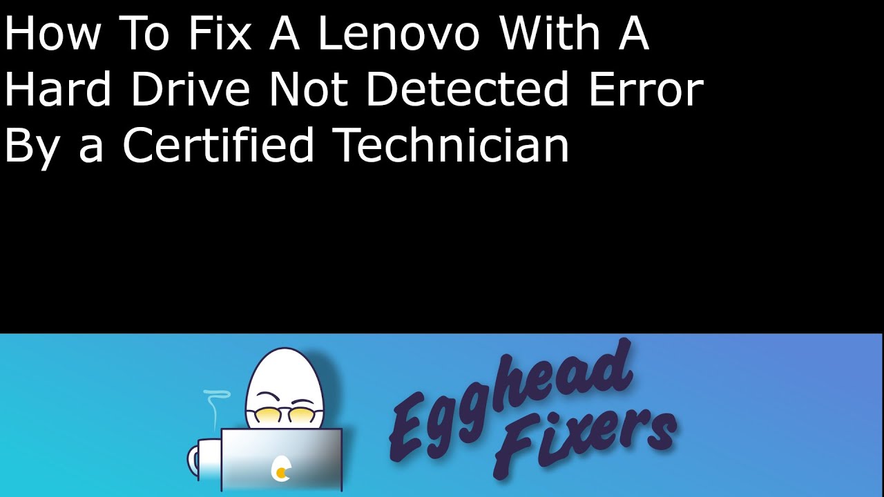 Как исправить ошибку «Жесткий диск не обнаружен» на Lenovo — сертифицированный специалист.
