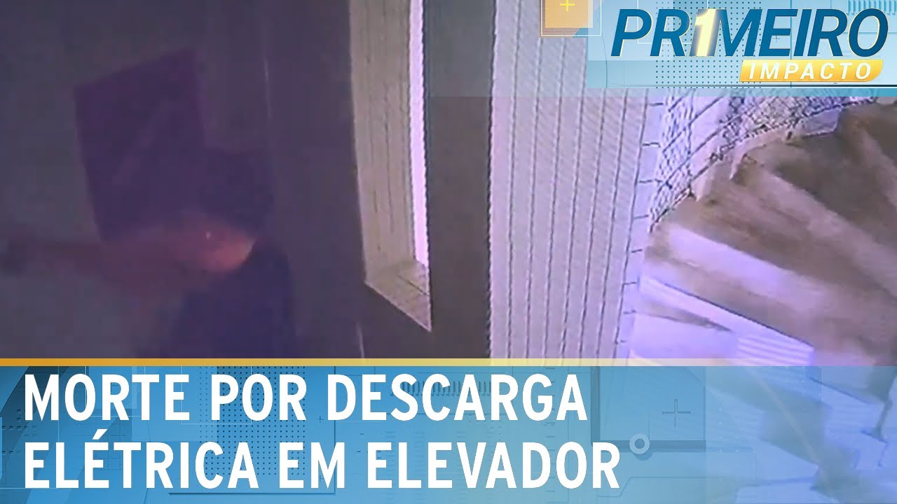 Homem morre eletrocutado ao abrir porta de elevador | Primeiro Impacto (13/03/24)