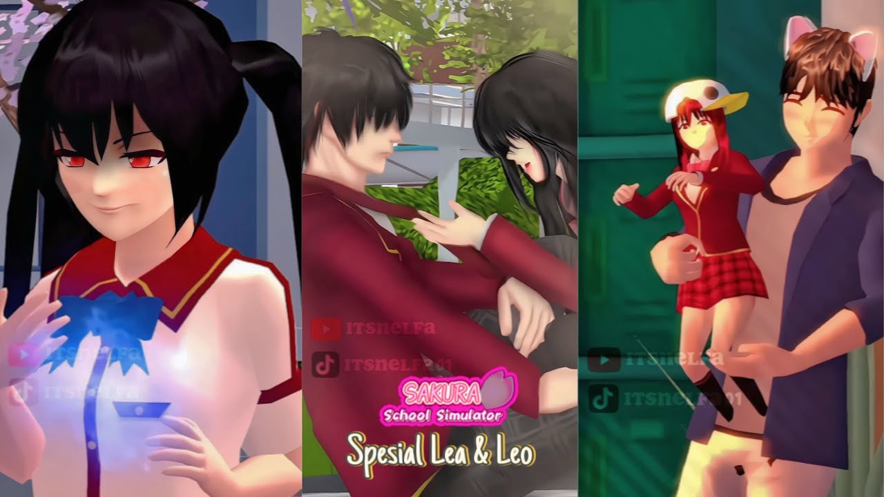 Kompilasi Spesial Episode Lea & Leo ~ 🦦🦦 #sakuraschoolsimulator