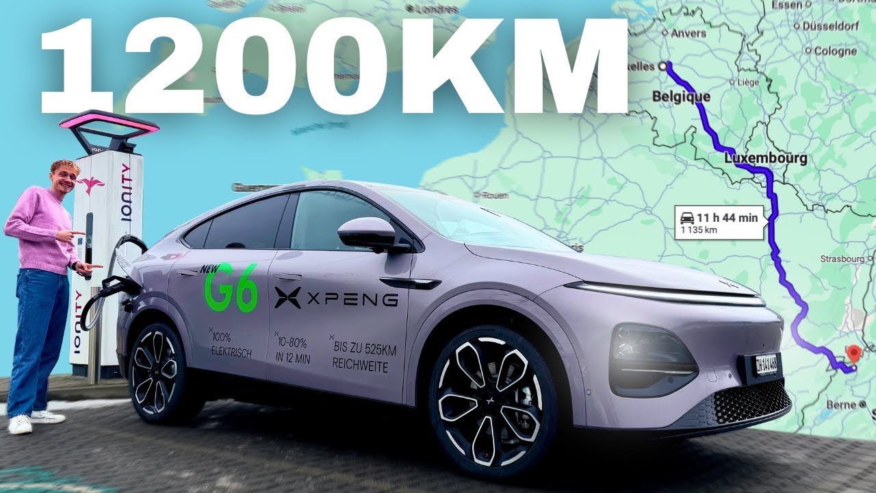 1200 km en nouveau Xpeng G6 : notre expérience sur long trajet !