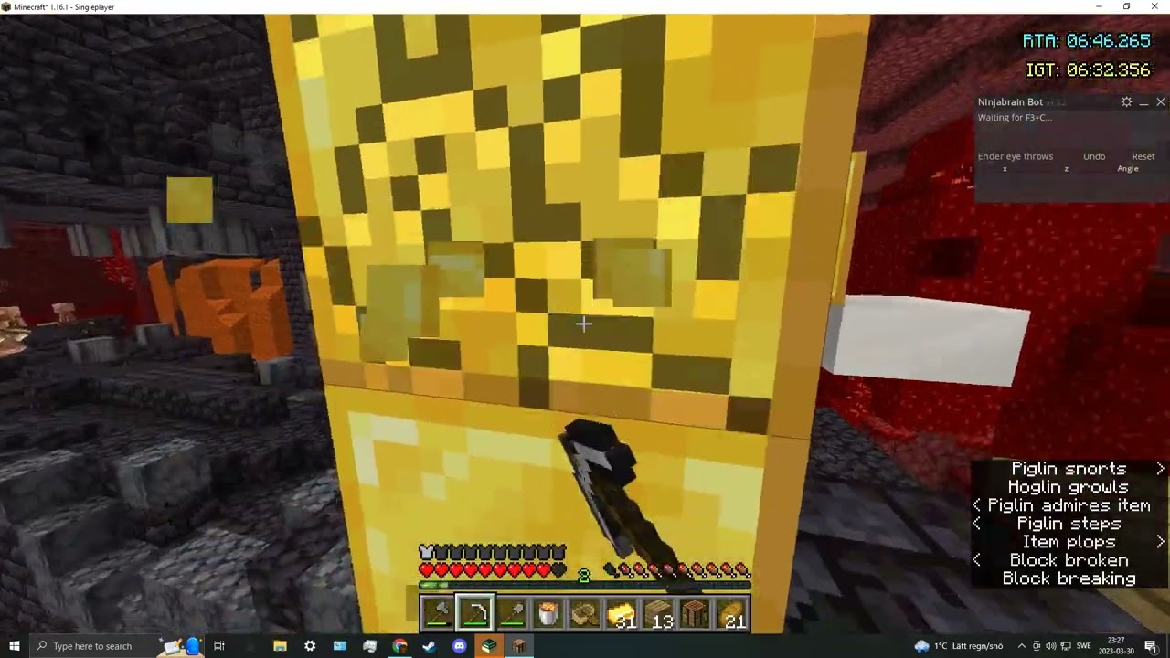 Minecraft 1.16.1 Speedrun 20:14